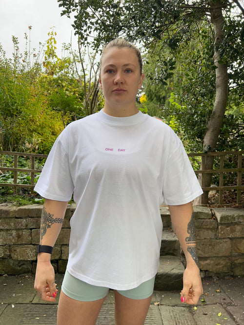 One Day Lilac Oversized Tee