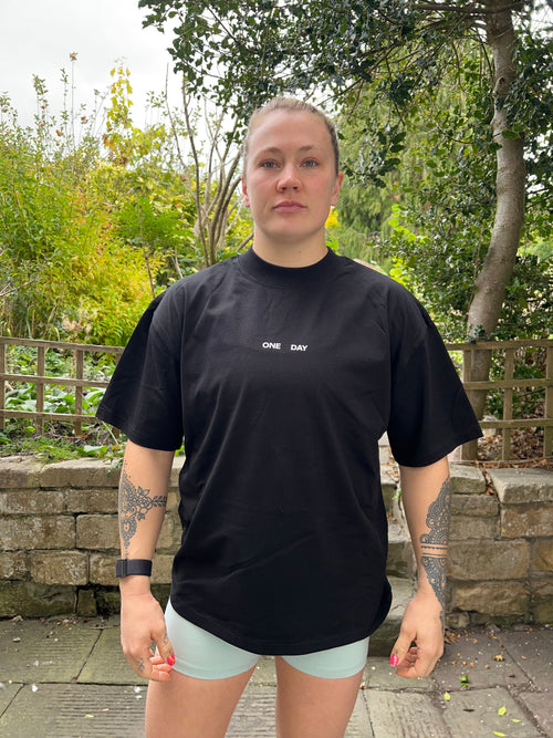 One Day Black Tee