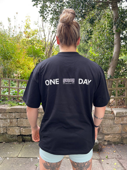 One Day Black Tee
