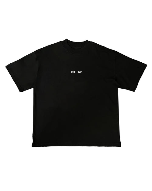 One Day Black Tee