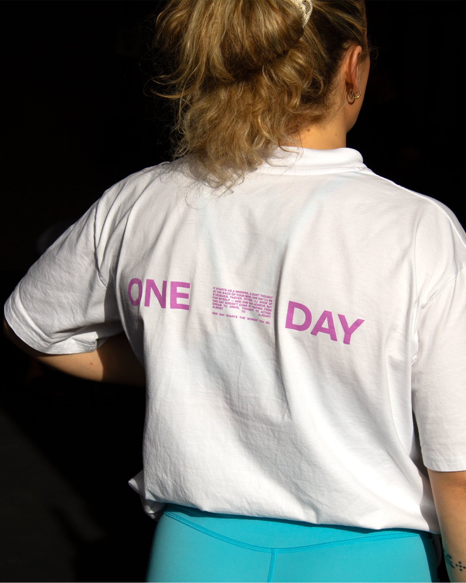 One Day Lilac Oversized Tee